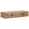 vidaXL Table d'appoint murale Ch&ecirc;ne artisanal 87,5 x 34,5 x 17 cm
