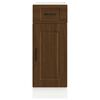 vidaXL Armoire de cuisine Porto ch&ecirc;ne marron bois d'ing&eacute;nierie