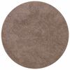 vidaXL Tapis Shaggy Anti-d&eacute;rapant Marron 160 x 160 cm PP