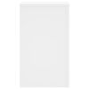 vidaXL Supports pour plantes 2 pcs blanc 30x30x50 cm bois d'ing&eacute;nierie