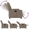 vidaXL Fauteuil inclinable Cappuccino Similicuir