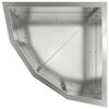 vidaXL Jardini&egrave;re d'Angle Argent 30 x 30 x 35 cm Acier galvanis&eacute;
