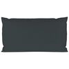 vidaXL Coussins de canap&eacute; palette lot de 4 Anthracite Tissu
