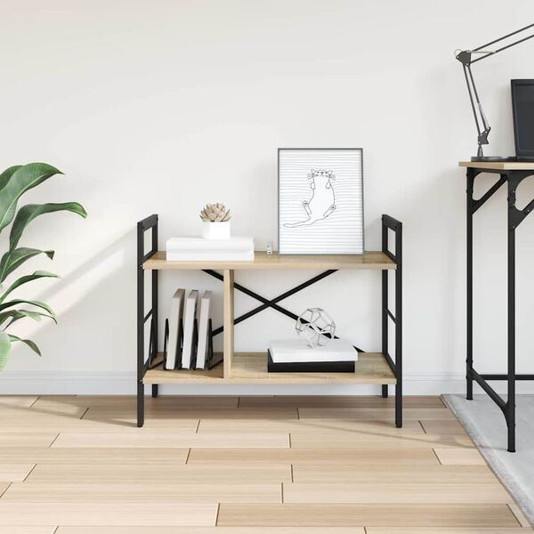 vidaXL &Eacute;tag&egrave;re Ch&ecirc;ne Sonoma 75 x 30 x 58,5 cm Bois d'ing&eacute;nierie