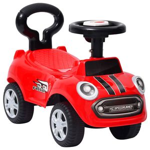 vidaXL Voiture &agrave; p&eacute;dales Rouge