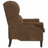 vidaXL fauteuil Marron Simili cuir