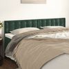 vidaXL Têtes de lit 2 pcs Vert foncé 80x5x78/88 cm Velours