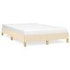 vidaXL Cadre de lit sans matelas cr&egrave;me 120x200 cm tissu