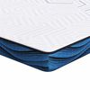 vidaXL Surmatelas 140 x 190 cm d&rsquo;&eacute;paisseur Tissu jacquard Blanc