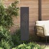 vidaXL Écran de confidentialité de jardin Fretwork Noir 32 x 140 cm