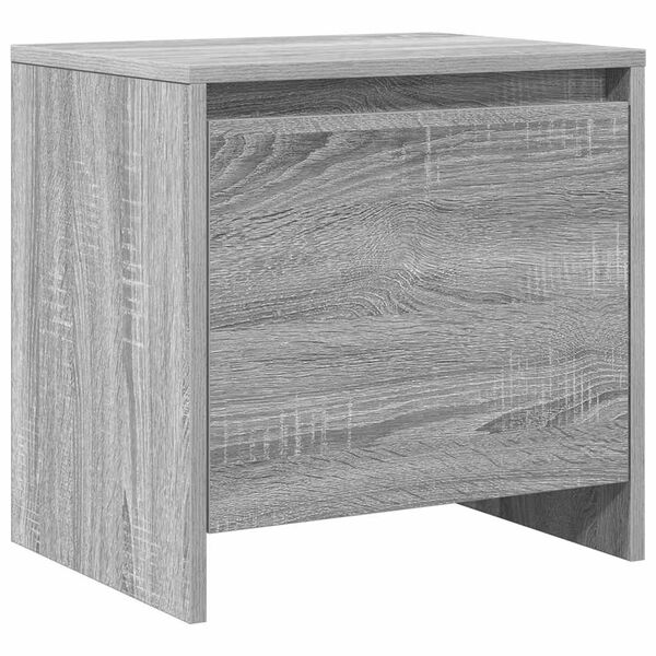 vidaXL Table de chevet Sonoma gris 45x34x44,5 cm bois d'ing&eacute;nierie