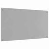 vidaXL Protection de cuisine Gris clair 110 x 60 x 0,6 cm verre trempé