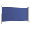 vidaXL Auvent lat&eacute;ral r&eacute;tractable de patio 120x300 cm Bleu