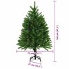 vidaXL Sapin de Noël avec 150 LED avec support Vert 120 cm PE