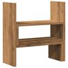 vidaXL Organisateur de bureau réglable chêne artisanal bois ingénierie
