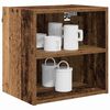 vidaXL Armoire suspendue avec stockage Bois ancien 40 x 29,5 x 40 cm