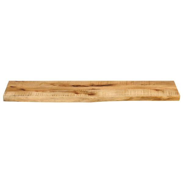 vidaXL Dessus de table 100x20x3,8cm bord vif bois massif manguier brut