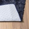 vidaXL Tapis shaggy à poils longs NAVARRA bleu marine 160x160 cm