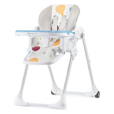 Kinderkraft Chaise haute pour bébé YUMMY Multicolore