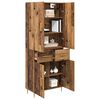 vidaXL Haut Armoire Bois Ancien 69,5 x 34 x 180 cm Bois d'ing&eacute;nierie