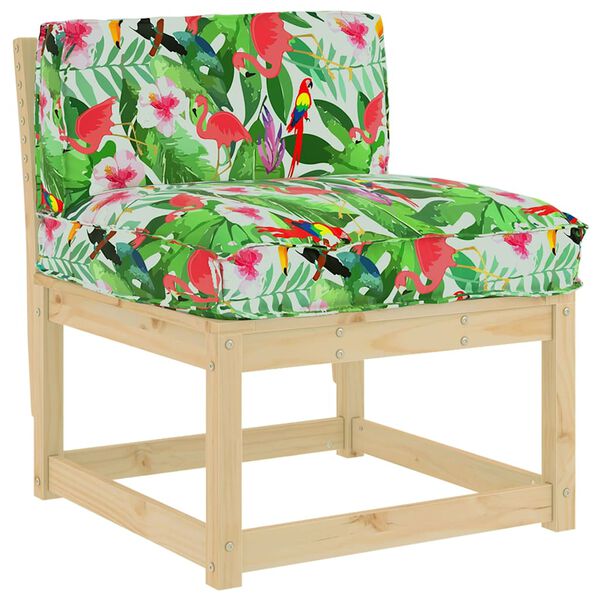 vidaXL Coussin Floral Multicolore 80 x 40 x 12 cm Tissu Oxford