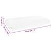 vidaXL Coussin de sommeil Uni 74 x 39 x 13 cm