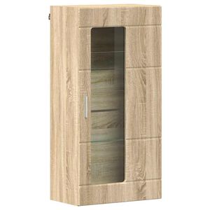 vidaXL Meuble mural Chêne sonoma 55 x 29 x 100 cm Bois d'ingénierie