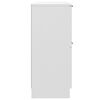 vidaXL Buffets 2 pcs blanc 30x30x70 cm bois d'ing&eacute;nierie