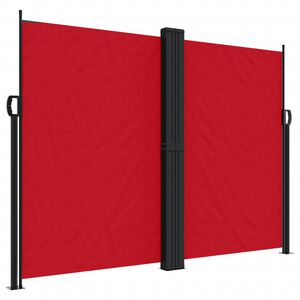 vidaXL Auvent lat&eacute;ral r&eacute;tractable rouge 180x1200 cm