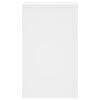 vidaXL Supports pour plantes 2 pcs blanc 30x30x50 cm bois d'ing&eacute;nierie