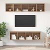 vidaXL Ensemble meuble TV 4 pcs Ch&ecirc;ne artisanal Bois d'ing&eacute;nierie