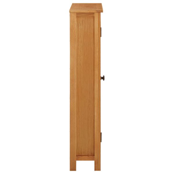 vidaXL Armoire de rangement 50x22x110 cm Bois de chêne massif