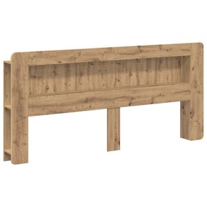 vidaXL Cabinet de T&ecirc;te de Lit Ch&ecirc;ne artisanal 180 cm Bois d&rsquo;ing&eacute;nierie