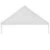 vidaXL Toit de tente de r&eacute;ception 4 x 8 m Blanc