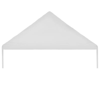 vidaXL Toit de tente de réception 4 x 8 m Blanc
