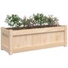 vidaXL Jardinière d'extérieur 90x31x31 cm bois de pin massif
