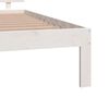 vidaXL Cadre de lit sans matelas blanc 120x190 cm