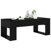 vidaXL Table basse Ch&ecirc;ne noir 110 x 50 x 41 cm Bois d'ing&eacute;nierie