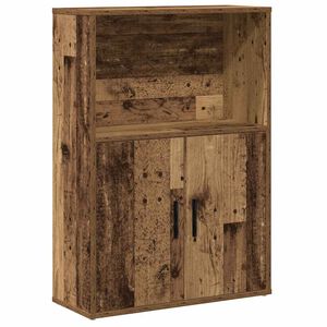 vidaXL Biblioth&egrave;que vieux bois 60x24x85 cm bois d'ing&eacute;nierie