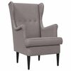 vidaXL fauteuil Taupe tissu