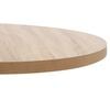 vidaXL Table de bistro marron clair 80 cm MDF