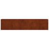 vidaXL Lit sur&eacute;lev&eacute; de jardin 360x40x80 cm acier corten