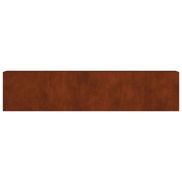 vidaXL Lit sur&eacute;lev&eacute; de jardin 360x40x80 cm acier corten