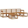 vidaXL Ensemble de canap&eacute;s d'ext&eacute;rieur 6 pcs Naturel