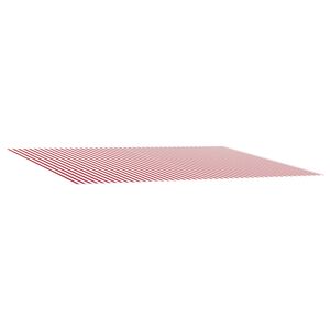 vidaXL Toile de rechange pour auvent Rouge et Blanc 450 &times; 350 cm