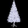 vidaXL Arbre de No&euml;l artificiel pr&eacute;-&eacute;clair&eacute;/boules 120 cm 230 branches