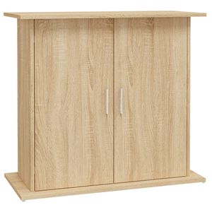vidaXL Support d'aquarium Ch&ecirc;ne Sonoma 81x36x73 cm Bois d'ing&eacute;nierie