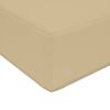 vidaXL Pouf d'Ext&eacute;rieur Bois d'acacia massif et tissu Textil&egrave;ne