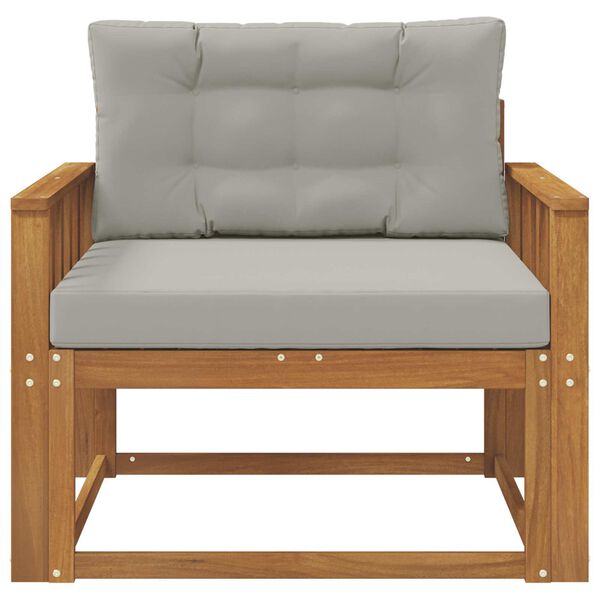 vidaXL Sofa de milieu ext&eacute;rieur Bois d'Acacia Massif Naturel