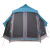 vidaXL Tente Tipi familiale avec toit Bleu 404 x 370 x 270 cm